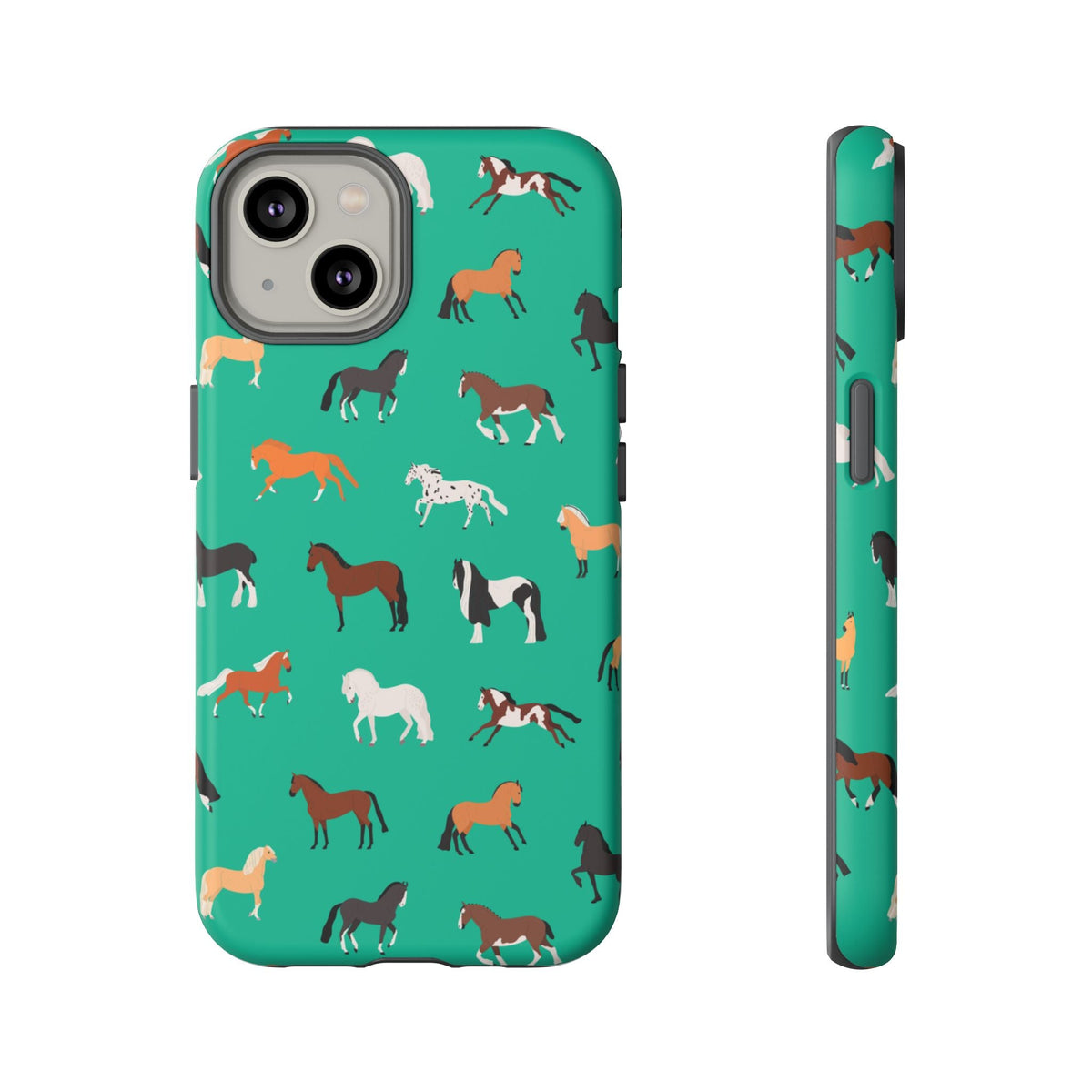 assorted horse breeds phone case - The Other Equestrian
