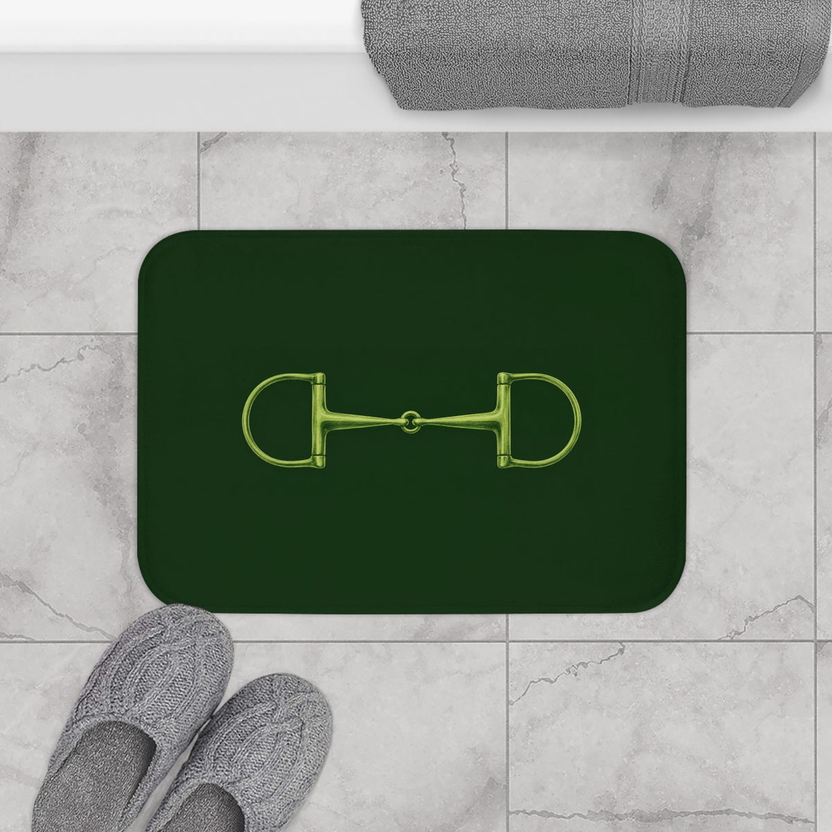 D-Ring Bath Mat | Equestrian Home Decor - The Other Equestrian