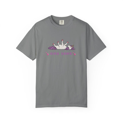 Diva Down Comfort Colors T-shirt | Funny Equestrian Meme Horse Shirt - The Other Equestrian