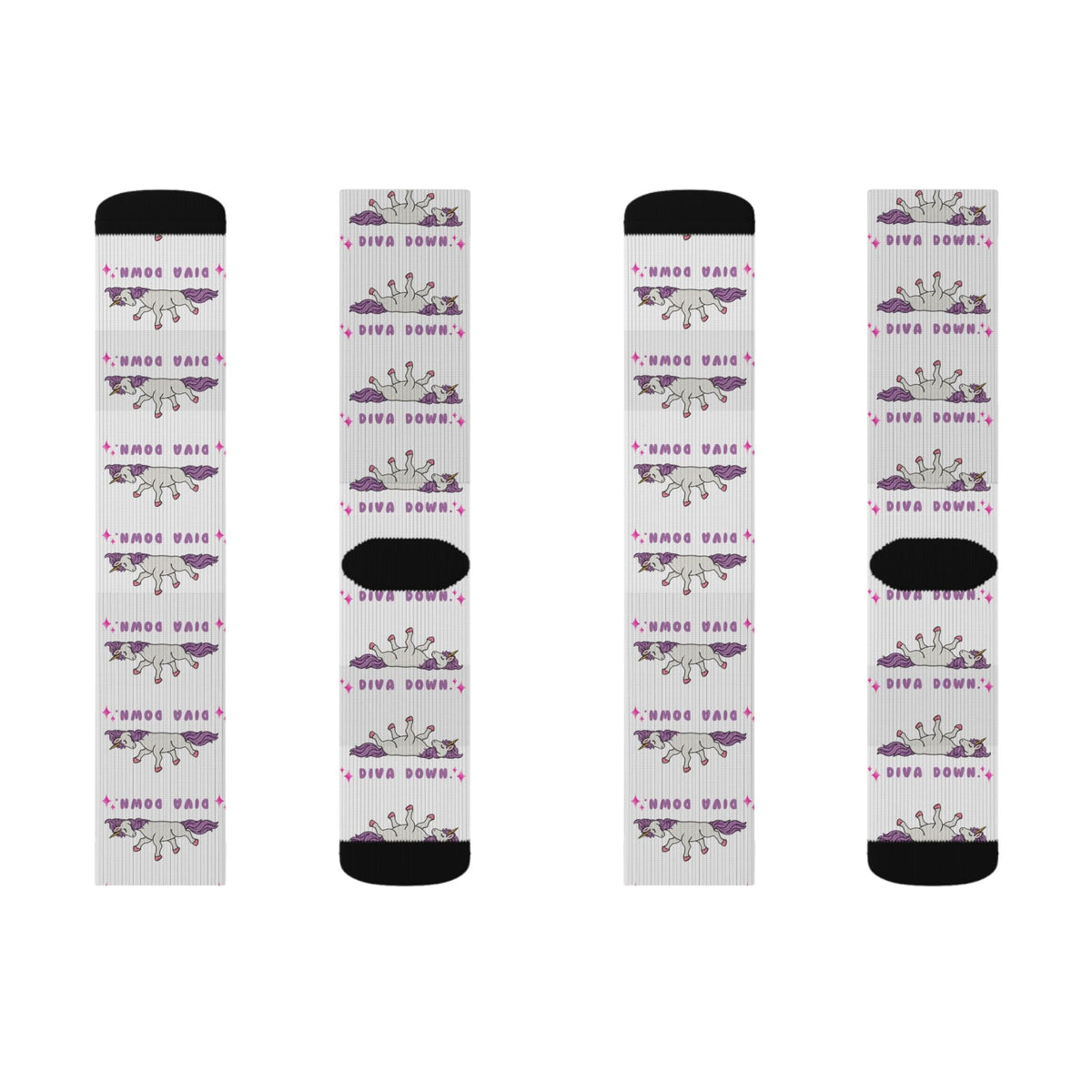 Diva Down Socks - The Other Equestrian