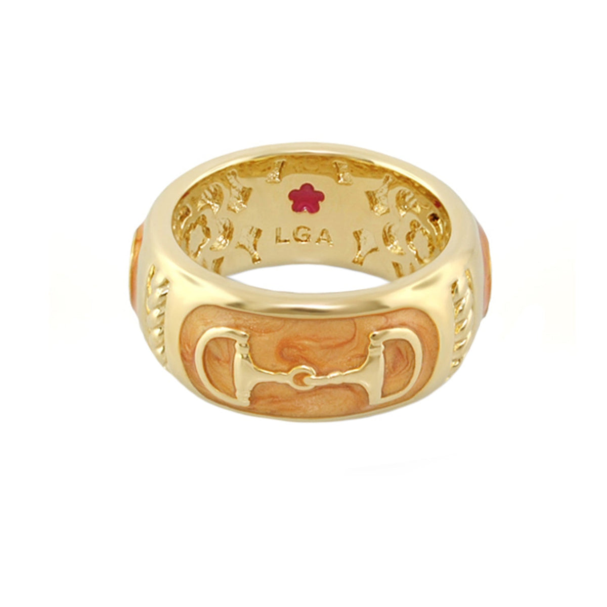 Equestrian Stirrup Ring — Black Horsebit - The Other Equestrian