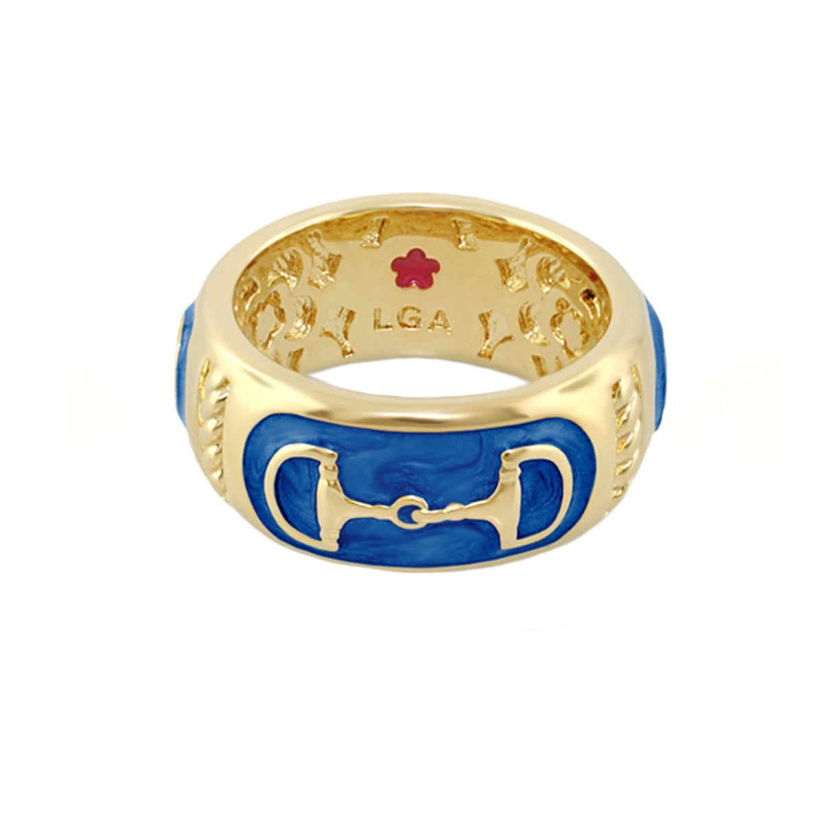 Equestrian Stirrup Ring — Black Horsebit - The Other Equestrian