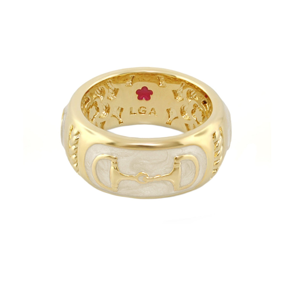 Equestrian Stirrup Ring — Black Horsebit - The Other Equestrian