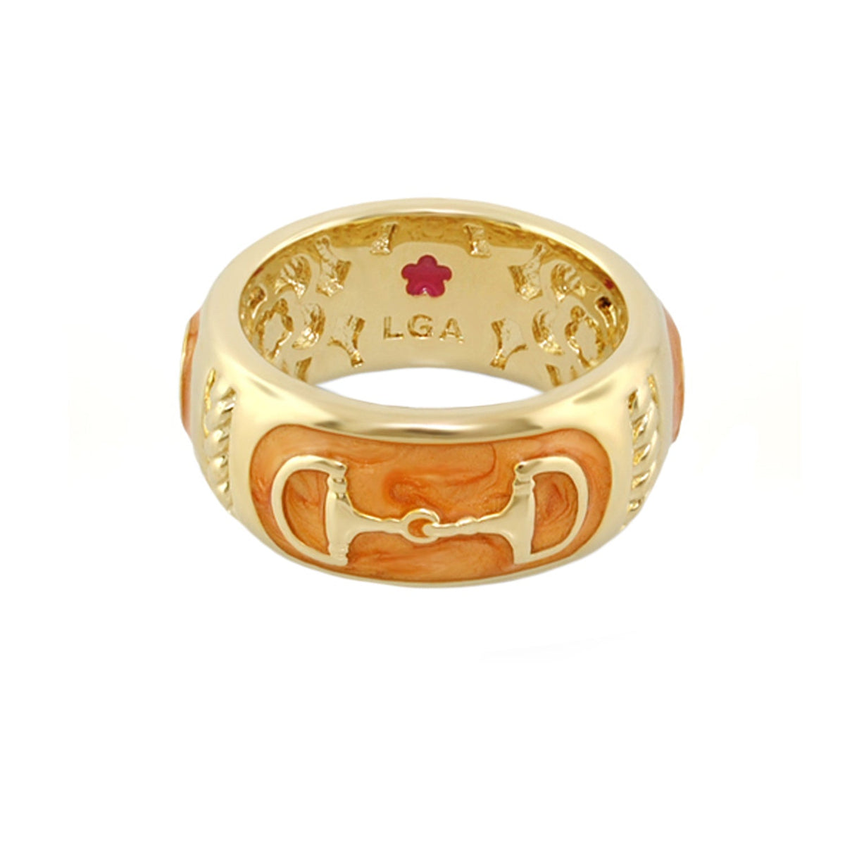 Equestrian Stirrup Ring — Black Horsebit - The Other Equestrian