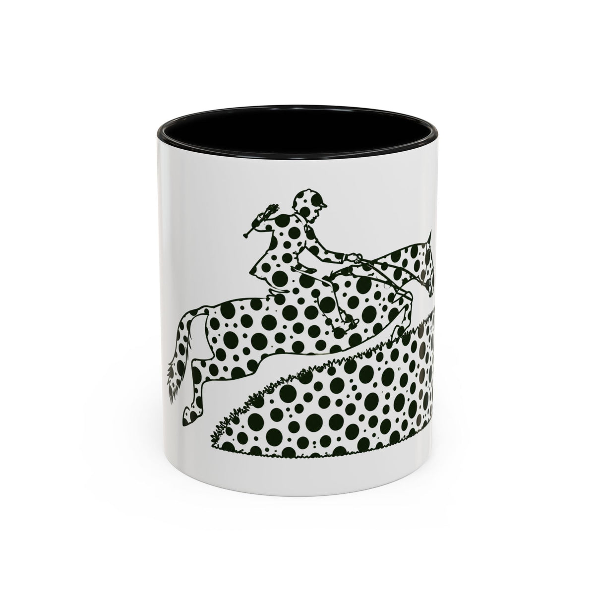 Hang Tight Accent Coffee Mug (11oz) | Horse Fox Hunting Equestrian Mug - The Other Equestrian