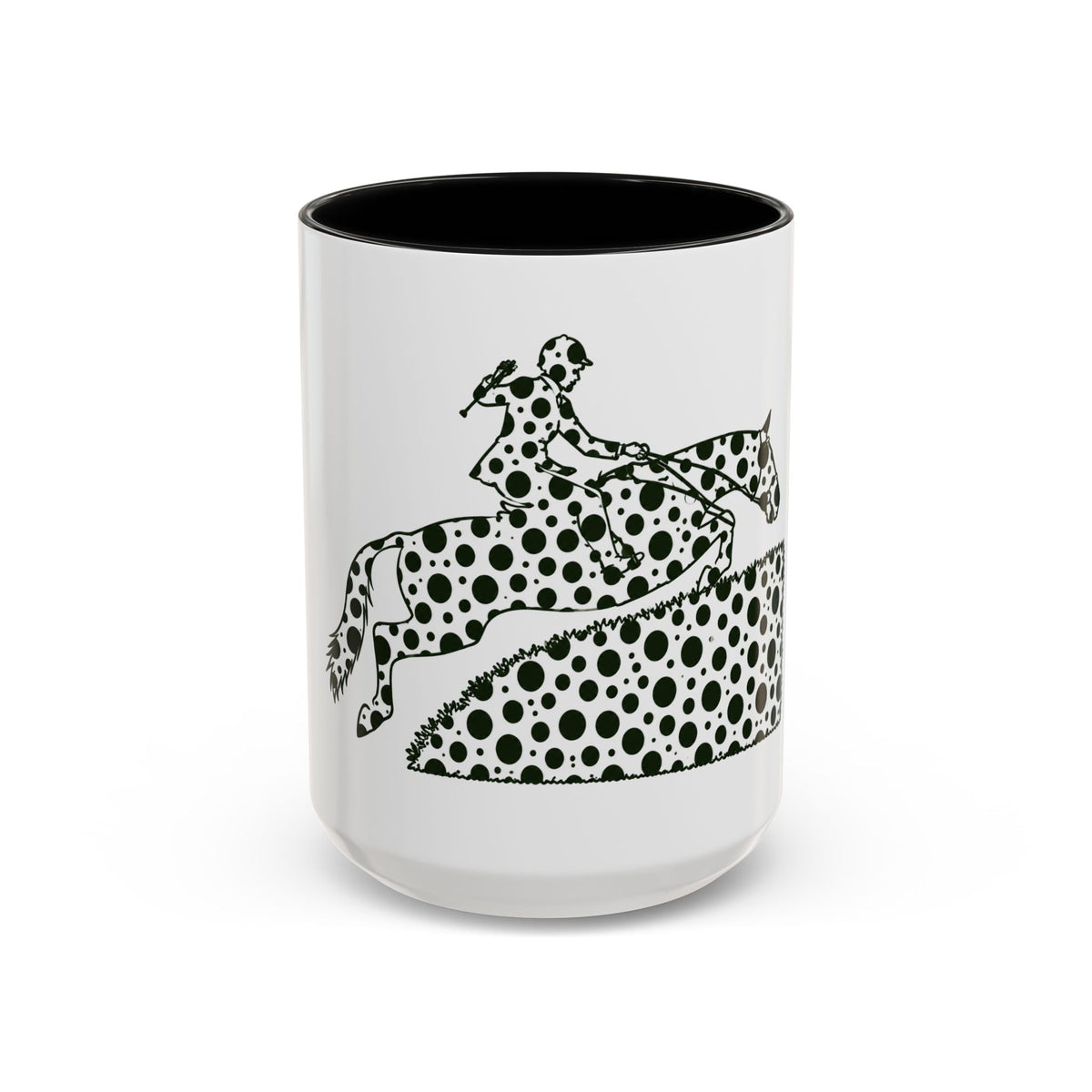 Hang Tight Accent Coffee Mug (11oz) | Horse Fox Hunting Equestrian Mug - The Other Equestrian