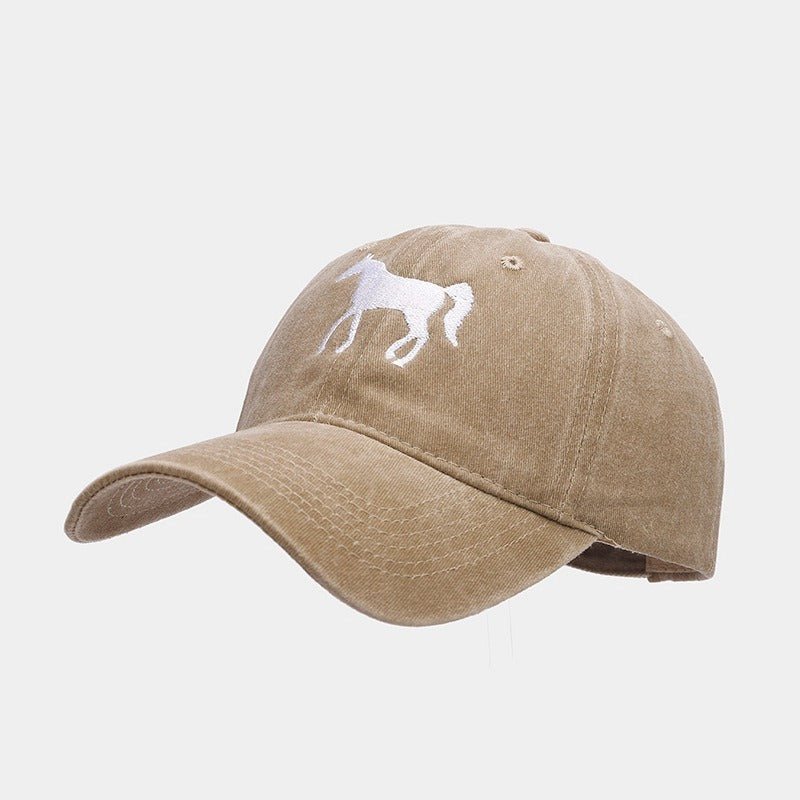 Horsing Around Distressed Cowgirl Baseball Cap - The Other Equestrian