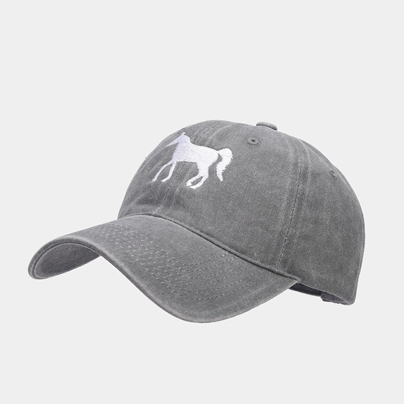 Horsing Around Distressed Cowgirl Baseball Cap - The Other Equestrian