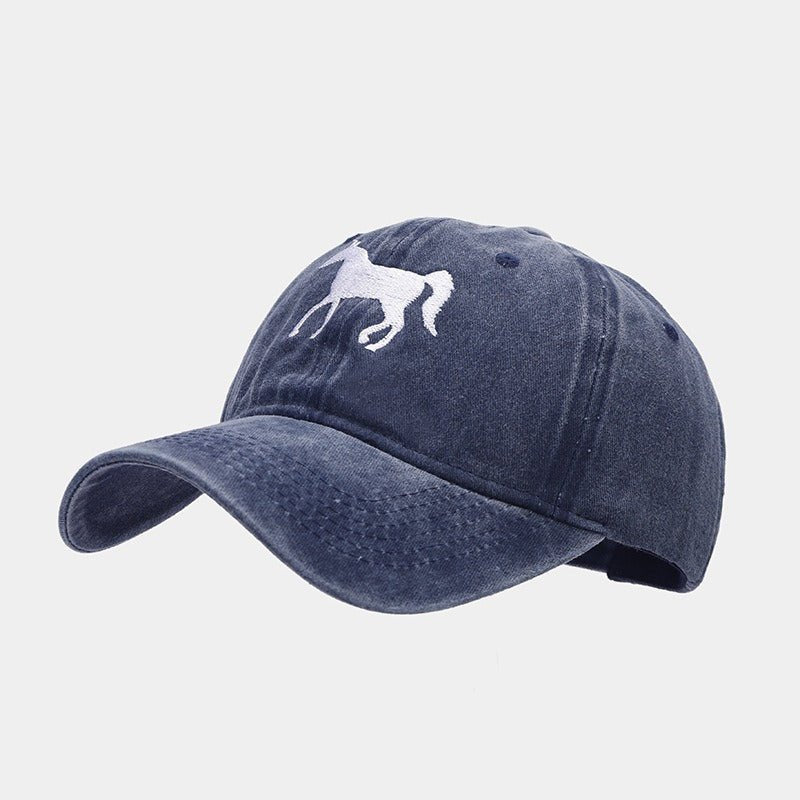 Horsing Around Distressed Cowgirl Baseball Cap - The Other Equestrian