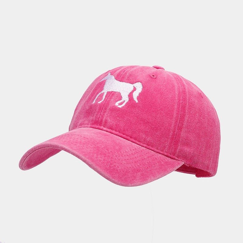 Horsing Around Distressed Cowgirl Baseball Cap - The Other Equestrian