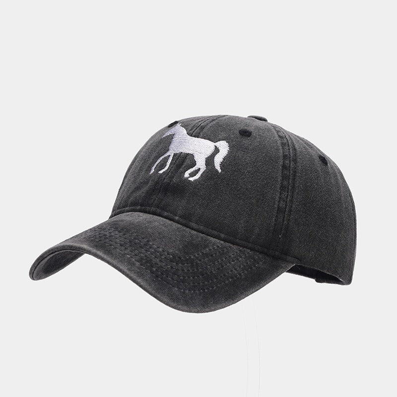 Horsing Around Distressed Cowgirl Baseball Cap - The Other Equestrian