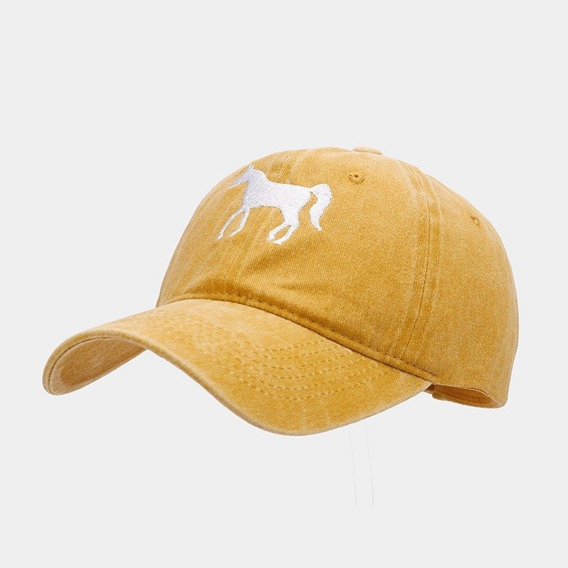 Horsing Around Distressed Cowgirl Baseball Cap - The Other Equestrian