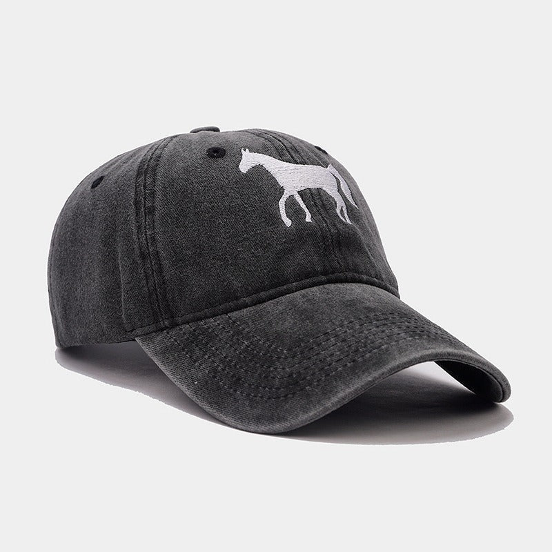 Horsing Around Distressed Cowgirl Baseball Cap - The Other Equestrian