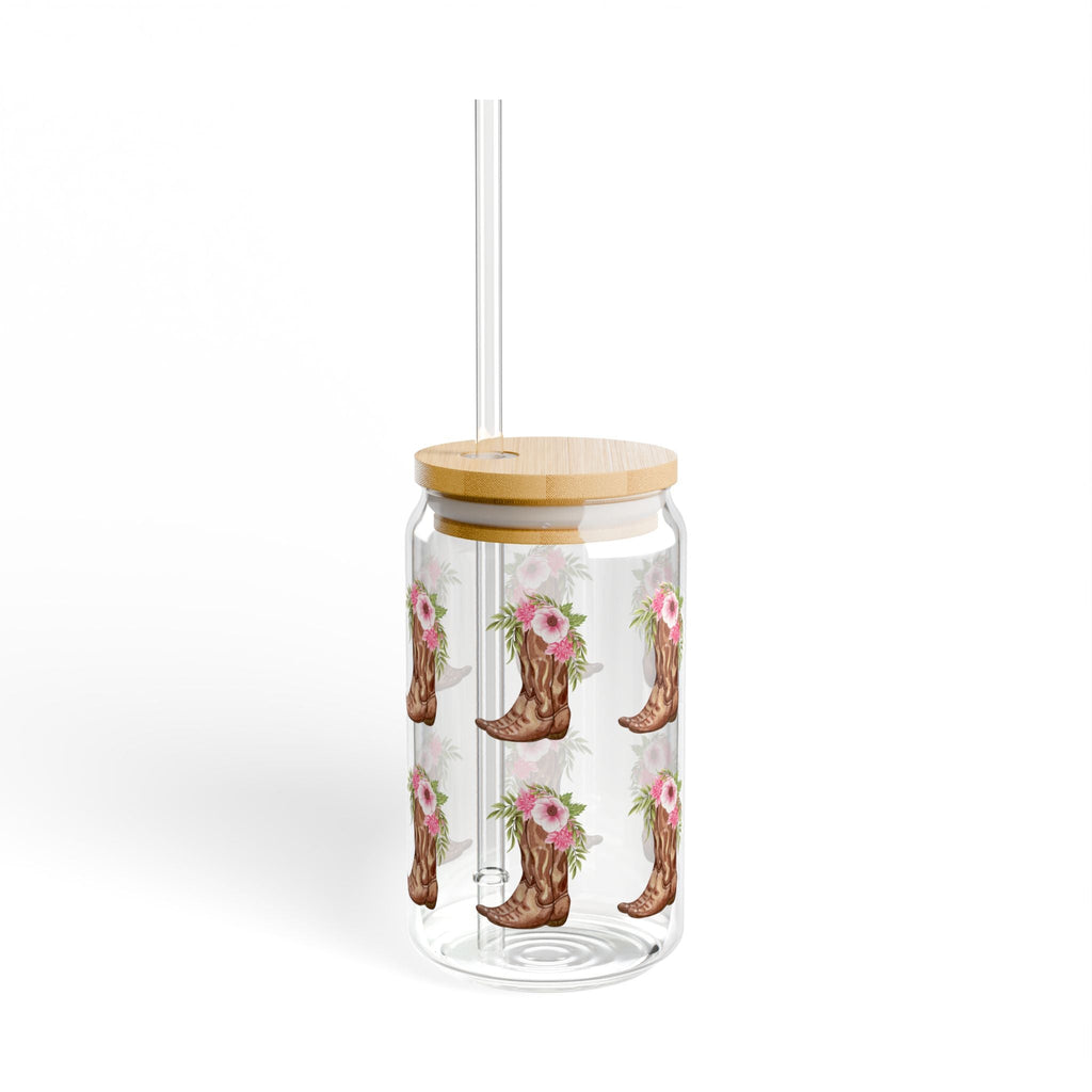Petal Kick Sipper Glass, 16oz - The Other Equestrian