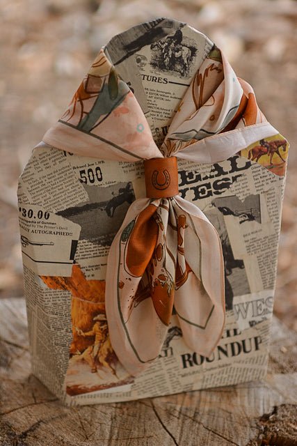 September Ride Cowgirl Silk Scarf Wild Rag - The Other Equestrian
