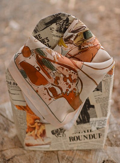 September Ride Cowgirl Silk Scarf Wild Rag - The Other Equestrian