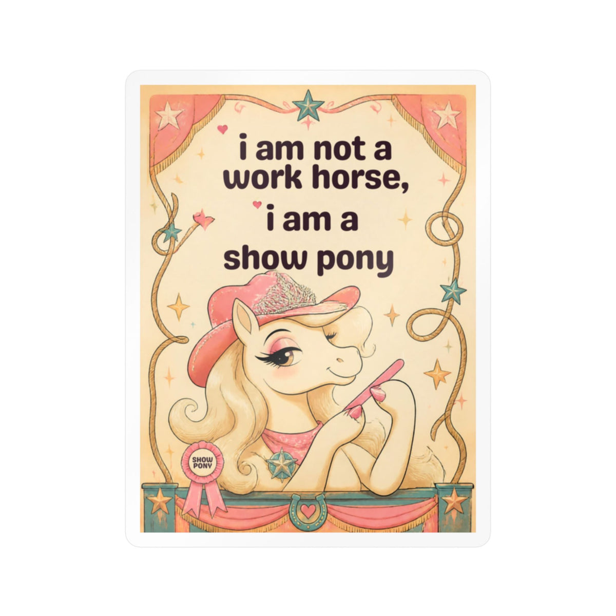 Show Pony Decal - The Other Equestrian