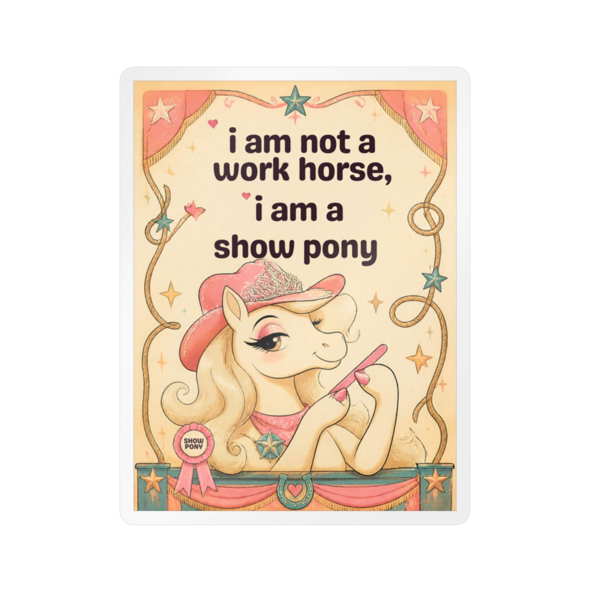 Show Pony Decal - The Other Equestrian