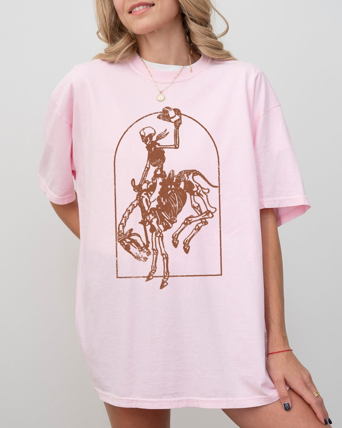 Skeleton Rodeo Rider Comfort Colors Tee - The Other Equestrian