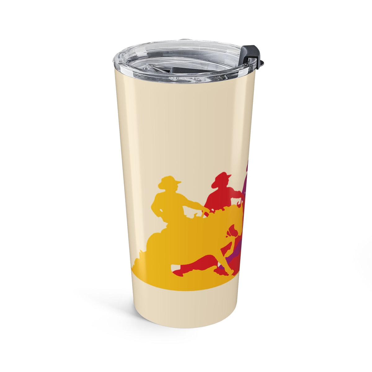 Slide Show Reining Horse Tumbler 20oz - Right- The Other Equestrian