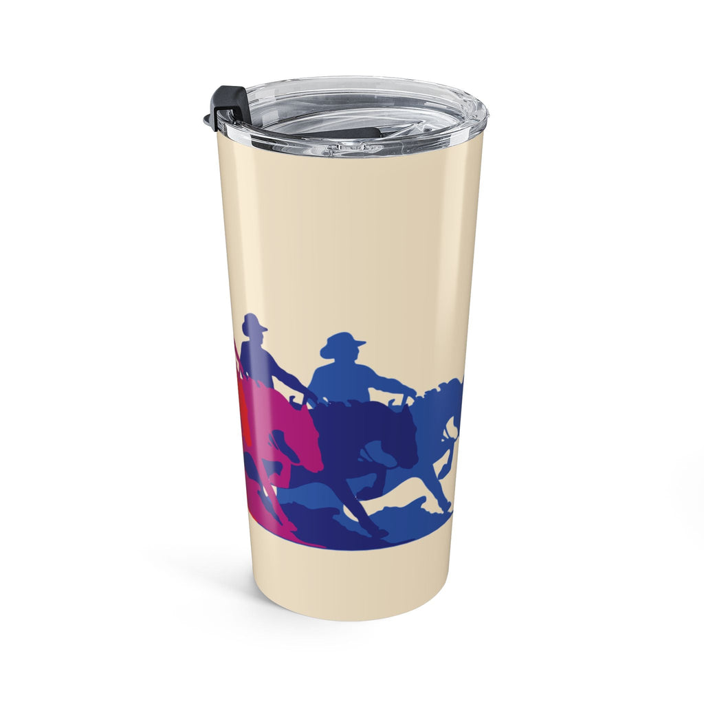 Slide Show Reining Horse Tumbler 20oz - Left- The Other Equestrian