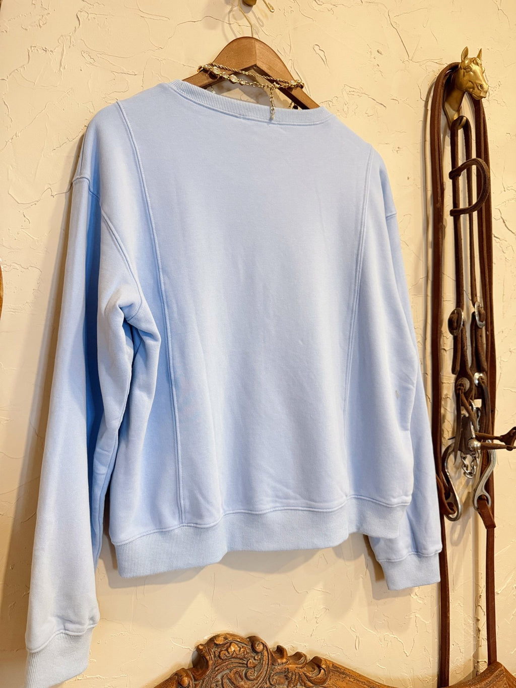 The Bixby Embroidered Sweatshirt | Rodeo Cowgirl Horse Fashion Sweatshirt - The Other Equestrian