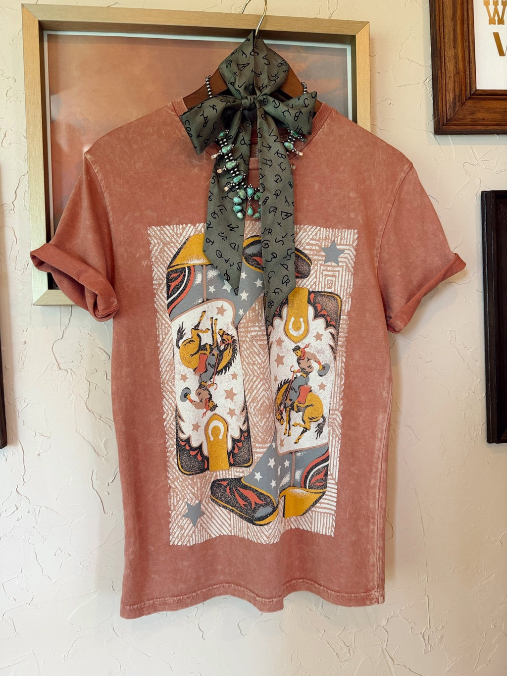 The Kickin' It T-Shirt | Women's Cowgirl Rodeo Western Shirt - The Other Equestrian