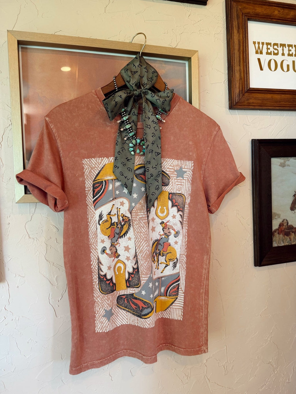 The Kickin' It T-Shirt | Women's Cowgirl Rodeo Western Shirt - The Other Equestrian