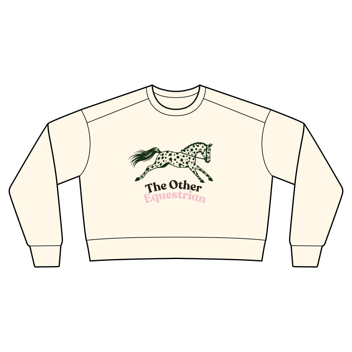 The Other Equestrian Mid-Length Crewneck Sweatshirt - The Other Equestrian