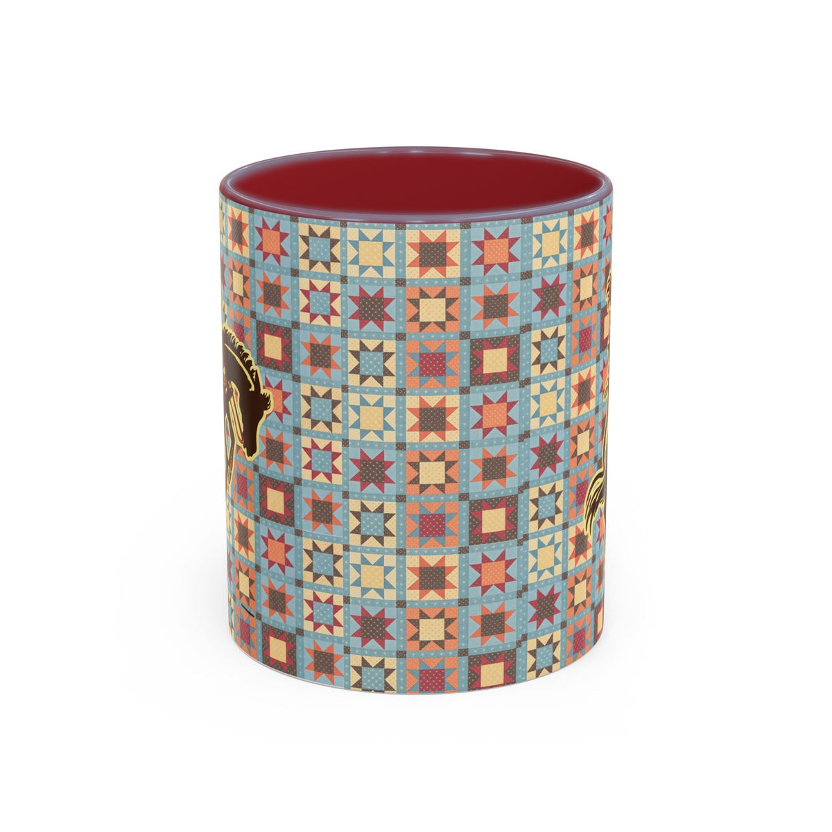 The Star Patch Bronc Equestrian Coffee Mug - Equestrian Gift - The Other Equestrian
