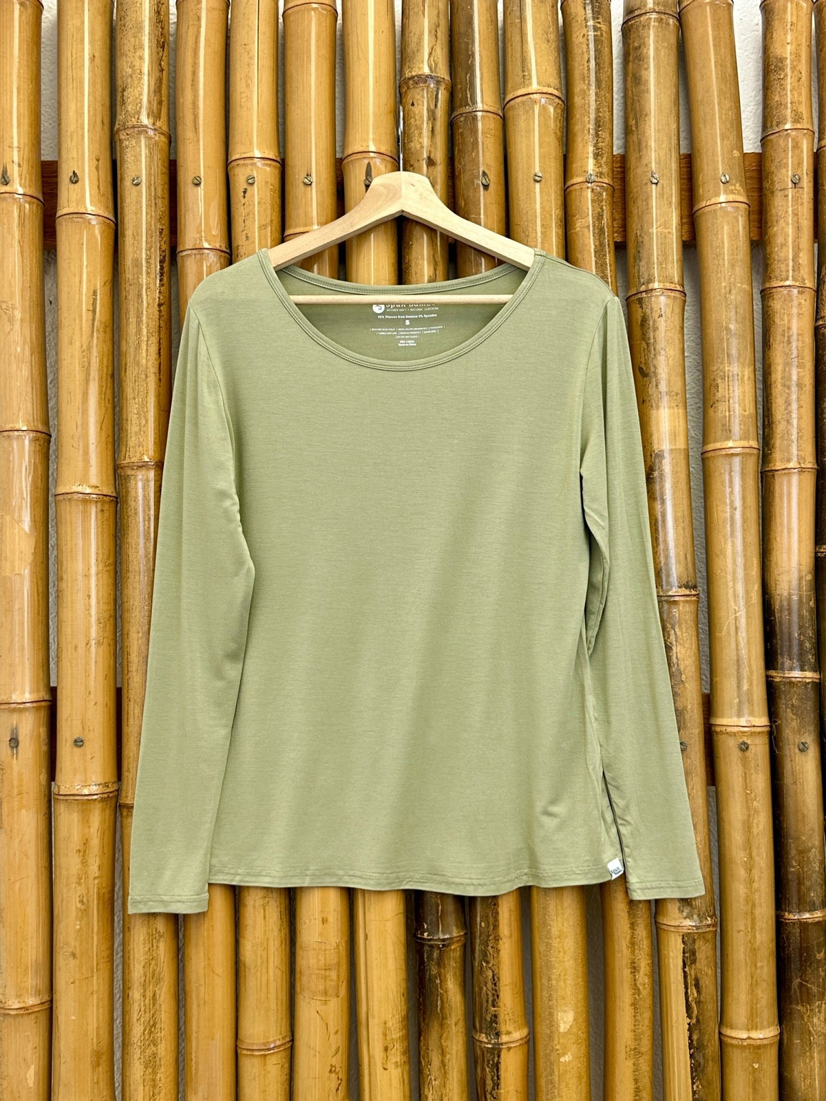 Women's Bamboo Lounge Long Sleeve T-Shirt - The Other Equestrian